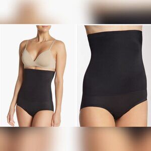 Skinny Girl Ultra Smooth High Waist Briefs — Size Small, Black